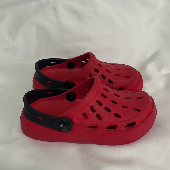 🔴 Skechers Red Toddler Clog Size 11 - Picture 3 of 8